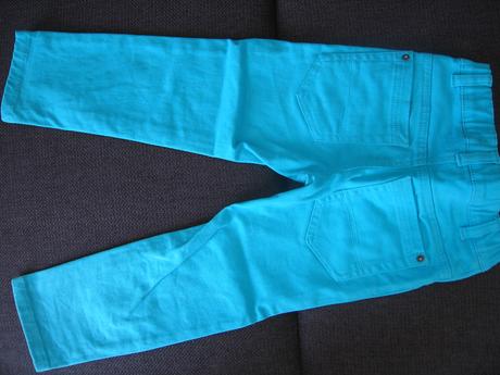 Krásne tyrkysové nohavice, tom tailor,104