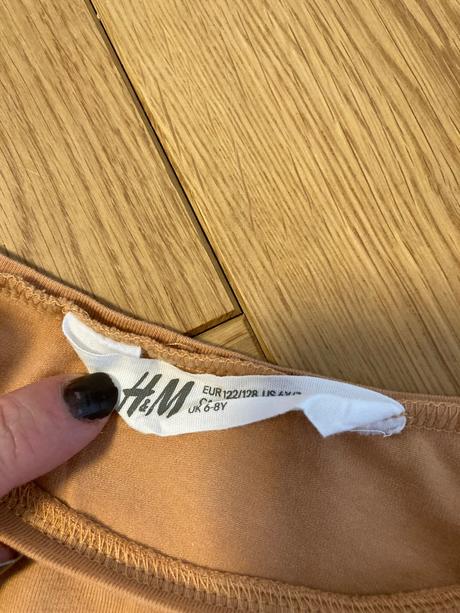 Hnede tricko hm, h&m,122