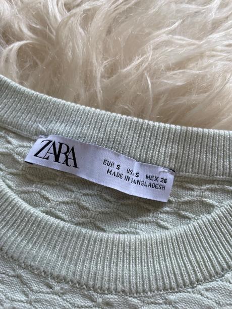 Zara sveter baby green, zara,s