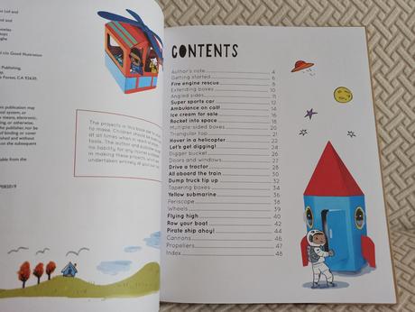 Cardboard creations - vehicles,