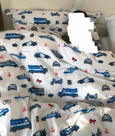 Policia obliecky a plachta top stav, šírka (cm): 90,dĺžka (cm): 200