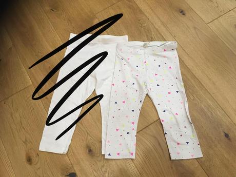 3/4 legíny hm, h&m,116