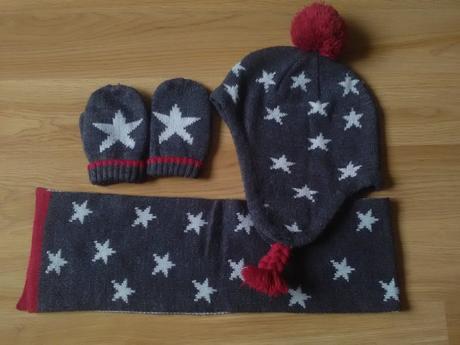 Čiapka, rukavice a šál next 80-92, next,80