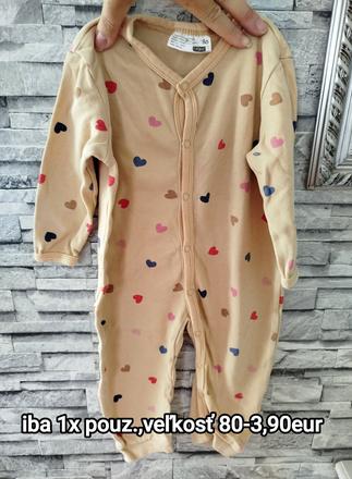 Srdiečkovy overalik 1x pouz., kiki&koko,80