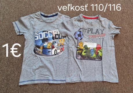 Balík oblečenia veľkosť 110/116, 104–116