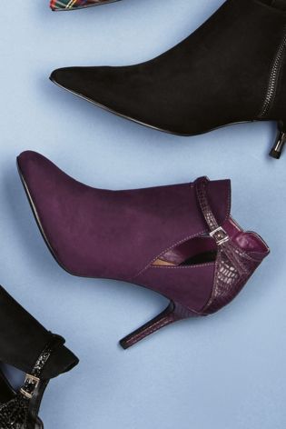 Fialové čižmy na ihličkách, next,41