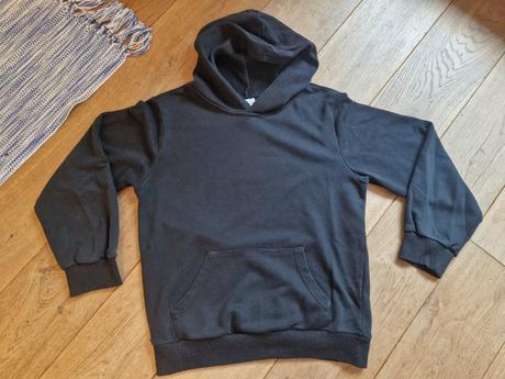Cierna uni mimina cez hlavu s kapucnou nemecka zn, adidas,152