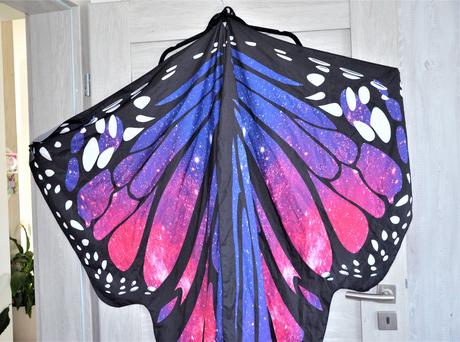 Motýlie krídla-kostým na karneval,