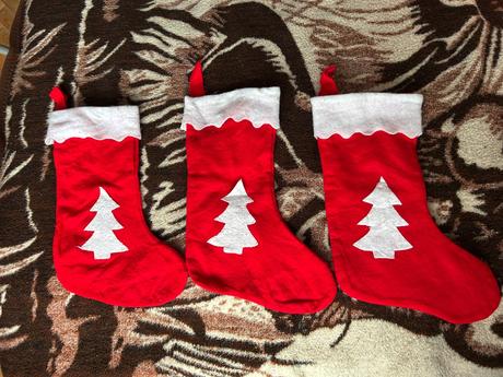 Sada 3 ks mikulášskych čižmičiek,