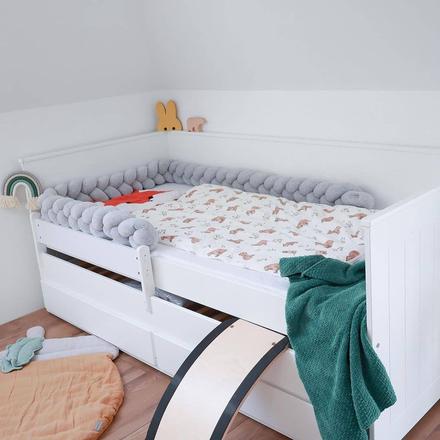 Nová detská posteľ +prístelka,úložný priestor, šírka (cm): 90,dĺžka (cm): 200