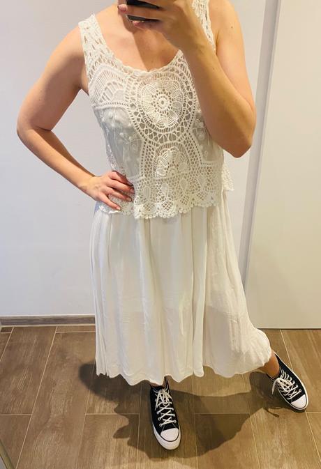 Biele šaty, xl