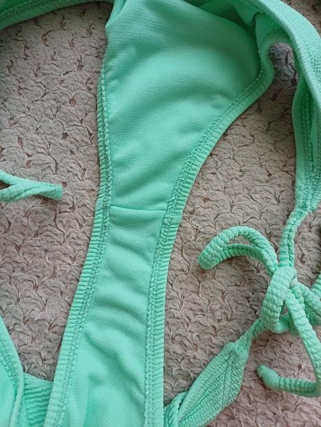 Rebrované tyrkysové 2 dielne bikiny, sinsay,l