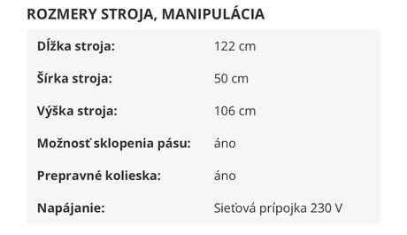 Bežecký pás urevo foldi mini, 