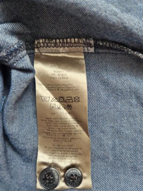 Burberry mäkká jeansová košeľa, burberry,98
