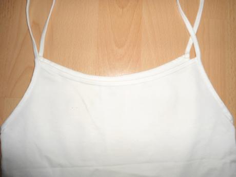 Biele tielko, f&f,xs