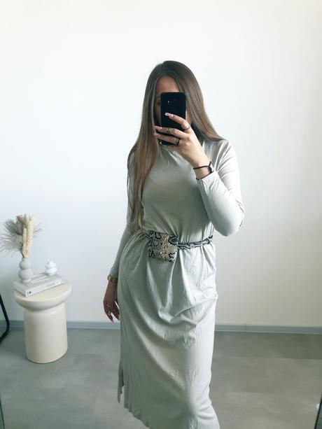 Tričkové midi šaty m, h&m,38 / m