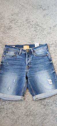 Mäkké riflové kraťasy regular fit - jack&jones, m