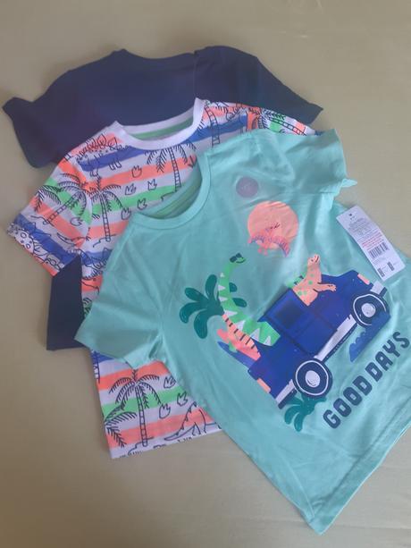 Tričká 3ks, f&f,122