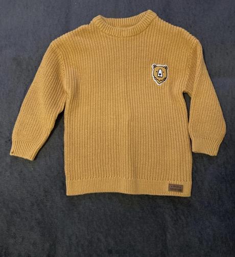 Žltý svetrík nový, sinsay,98