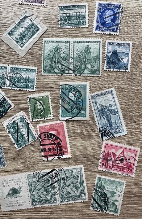 Československo staršie pečiatkované známky c.4,