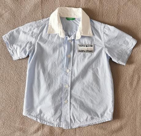 Košeľa s krátkym rukávom esprit, benneton, 104