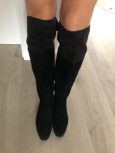 Vysoké kozene cizmy, mixer,38