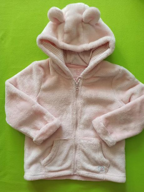 Plyšová mikinka s uškami, f&f,92