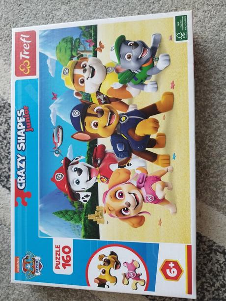 Puzzle labková patrola, paw patrol, 