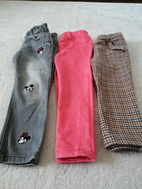 Dievčenské nohavice, cena spolu, disney,104