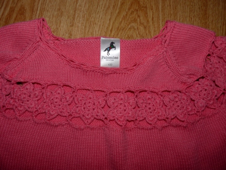 Hackovane kvety, palomino,122