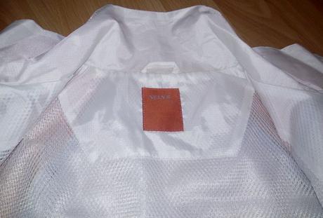 Bielo - oranžová vetrovka, l