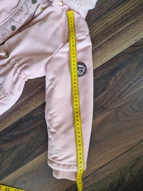 Ružová tepla bunda hm, h&m,122