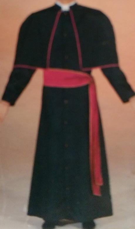 4-dielny kostým kňaz otec ricard,