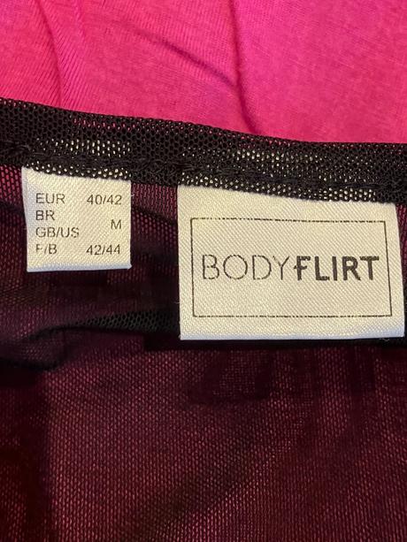 Dámske tričko s tylom bodyflirt (40-42), l