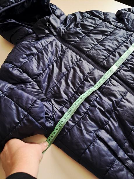 Tmavomodrá bunda v.152 h&m, h&m,152