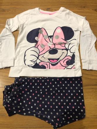 Pyžamo s minnie, disney,128