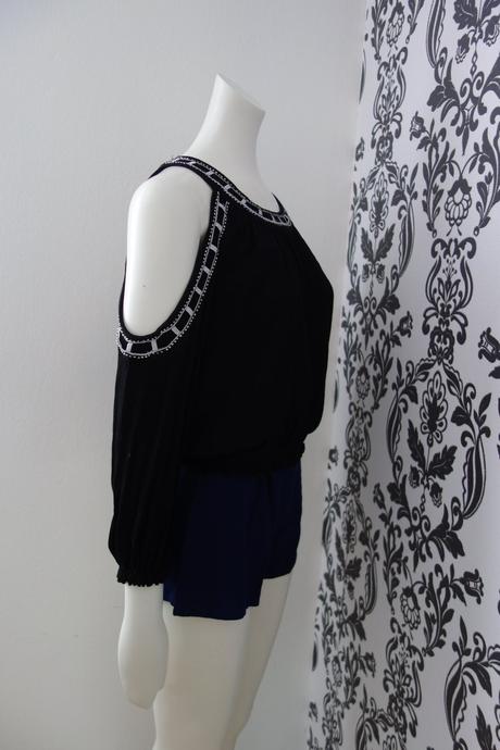 Top s odhalenymi ramenami, h&m,xs