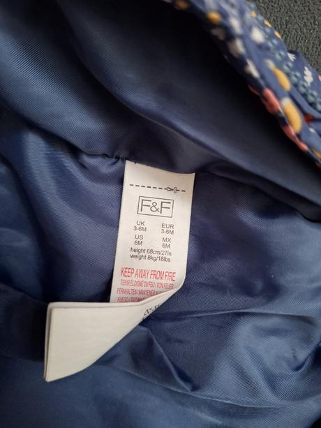 Overal- zimný 62-68, f&f,68