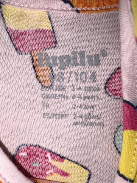 Letné šaty 98/104, lupilu,98