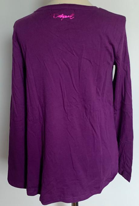 Desigual fialové tričko s visačkou, desigual,134