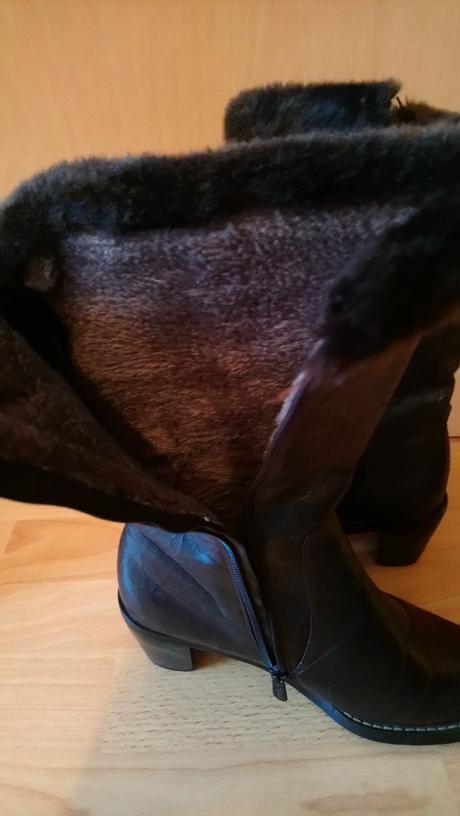 Dámske kožené čižmy 36, 36