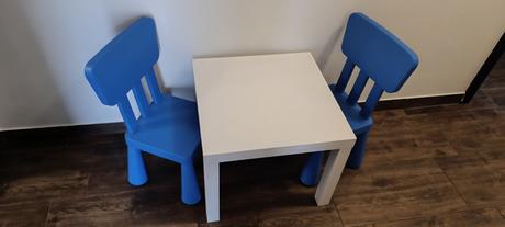 Detské stoličky a stôl ikea, 