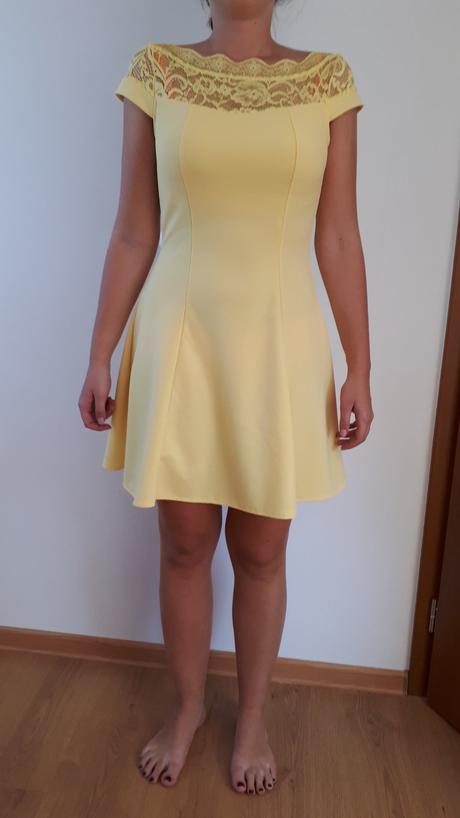 Čipkované šaty-nové, xs