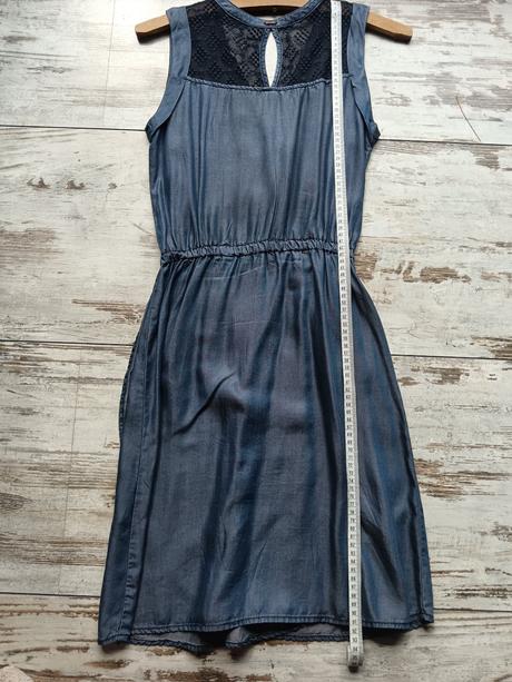 Košeľové šaty s čipkou, timeout,xs