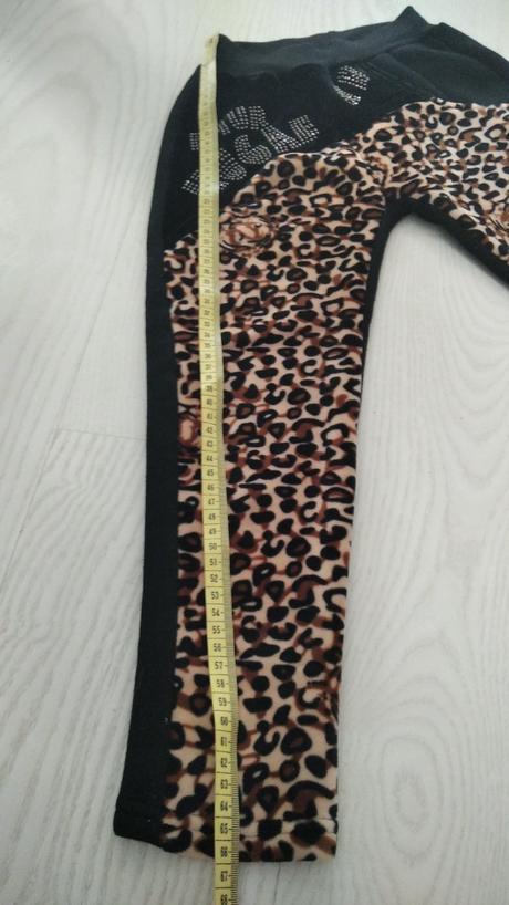 Tigrovane hrubšie nohavice, 116