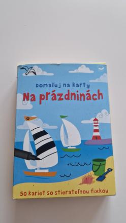 50 kariet so stieratelnou fixkou., 