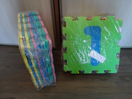 Penové puzzle - 30 ks- čísla + abc + doprava, 