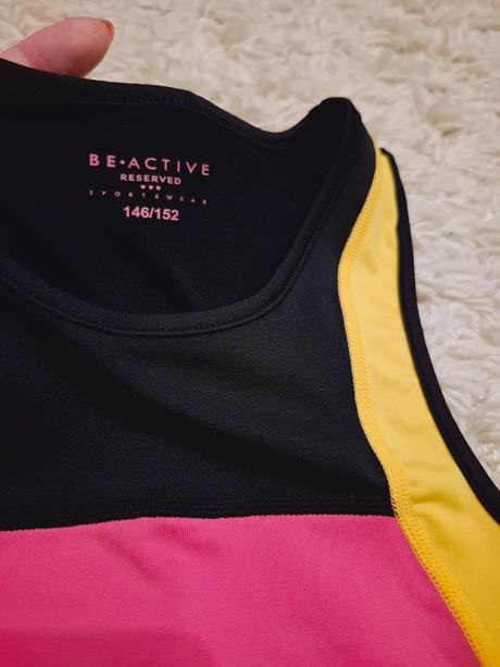 Športový crop top, reserved,134