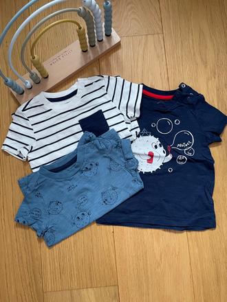 3x tričko c&a 86, c&a,80