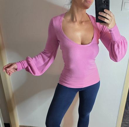 Miss selfridge ruzovy sveter, 36